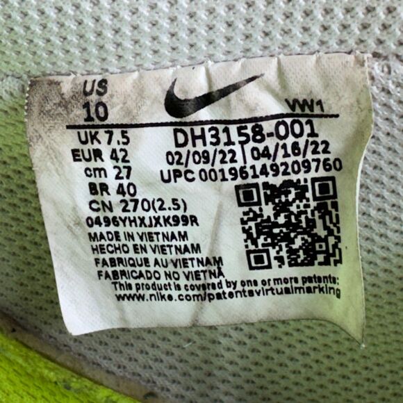 Nike Shoes Womens 10 White Pink Court Vision Low Top Leather Sneakers Streetwear - Picture 15 of 16